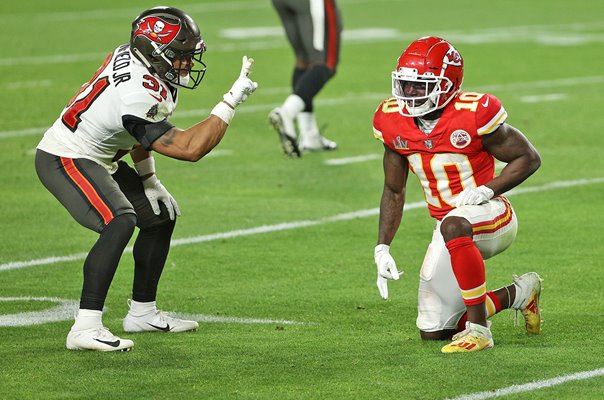 Antoine Winfield Jr. Tampa Bay taunts Tyreek Hill Super Bowl 2021