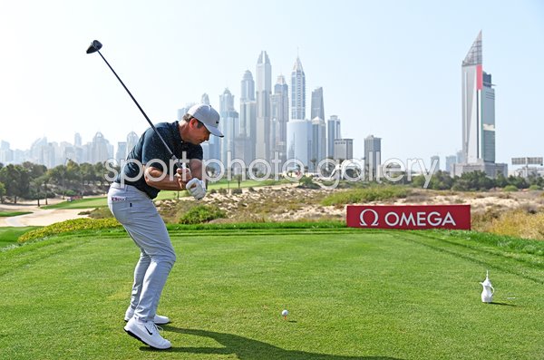 Paul Casey England Dubai Desert Classic 8th Hole 2021