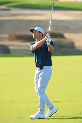 Paul Casey England Dubai Desert Classic action 2021