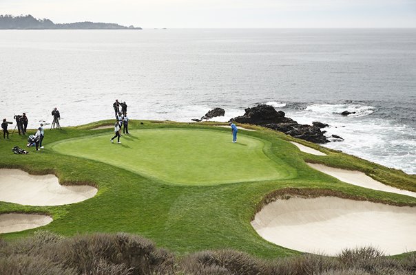 Rickie Fowler 7th Green Pebble Beach Pro-Am 2021