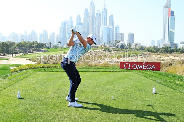 Bernd Wiesberger Austria 8th Tee Dubai Desert Classic 2021