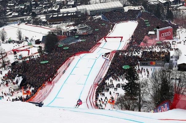 Matthias Mayer Austria World Cup Downhill Finish Kitzbuehel 2020