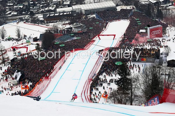 Matthias Mayer Austria World Cup Downhill Finish Kitzbuehel 2020