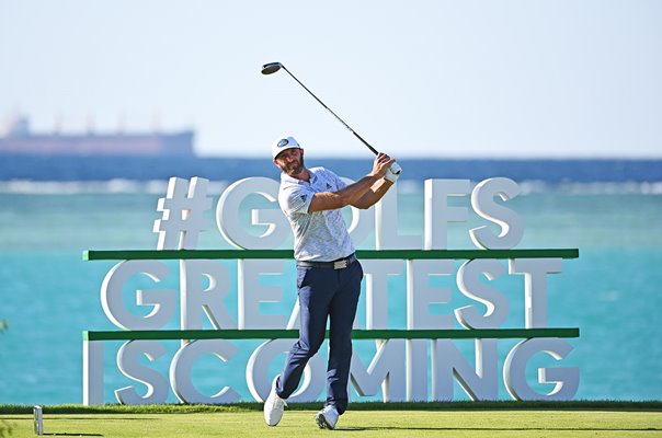 Dustin Johnson USA World Number 1 Hole Saudi International 2021