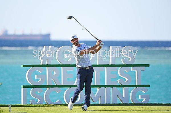 Dustin Johnson USA World Number 1 Hole Saudi International 2021