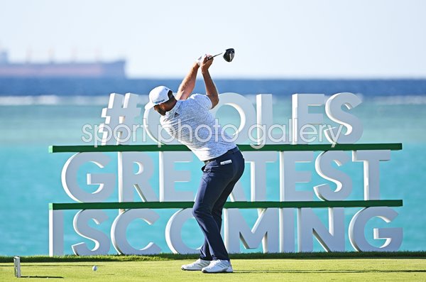 Dustin Johnson USA World Number One Hole Saudi International 2021