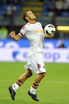 Francesco Totti of AS Roma v Inter Milan