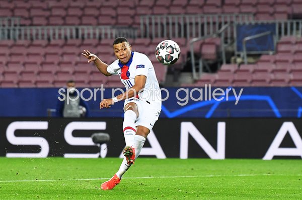 Kylian Mbappe PSG Hat Trick v Barcelona Champions League 2021