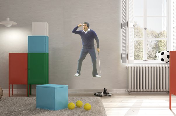 1984 Seve Ballesteros St Andrews Winning Putt Wall Sticker