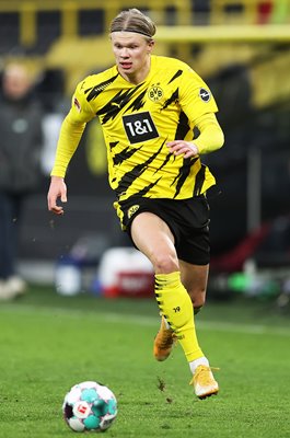 Erling Haaland Borussia Dortmund V Bundesliga 2021 Images Football Posters