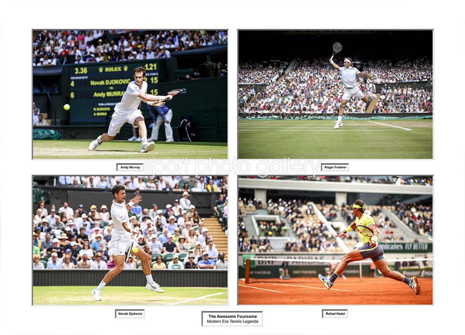 The Awesome Foursome - Modern Era Tennis Legends
