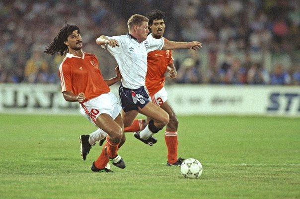 Paul Gascoigne England v Ruud Gullitt & Frank Rijkaard Holland 1990