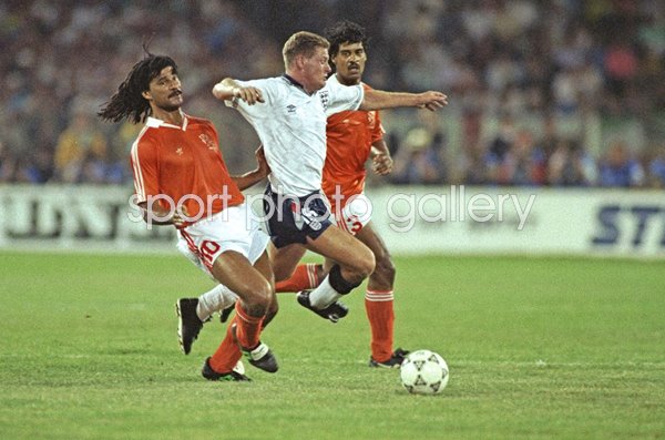 Paul Gascoigne England v Ruud Gullitt & Frank Rijkaard Holland 1990