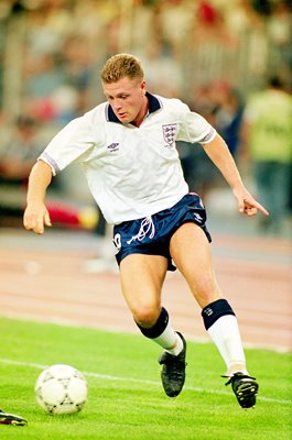 Paul Gascoigne England v Lothar Matthaus World Cup 1990 Images