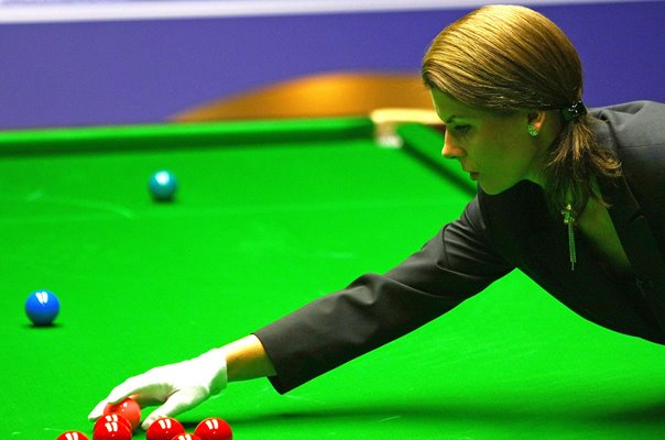 Michaela Tabb Referee World Snooker Championship Sheffield 2009