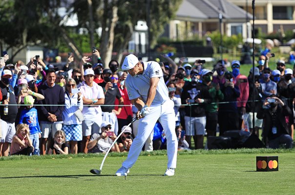 Bryson DeChambeau USA Drives 6th Tee Final Round Bay Hill 2021