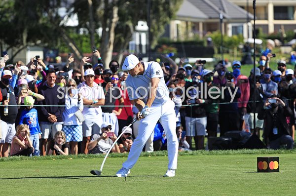 Bryson DeChambeau USA Drives 6th Tee Final Round Bay Hill 2021