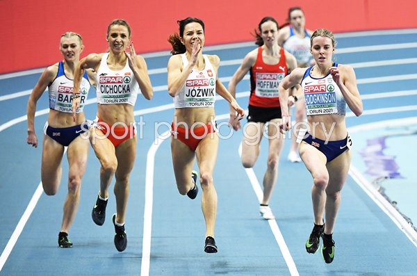 Keely Hodgkinson wins 800m Gold European Athletics Indoor Championships 2021