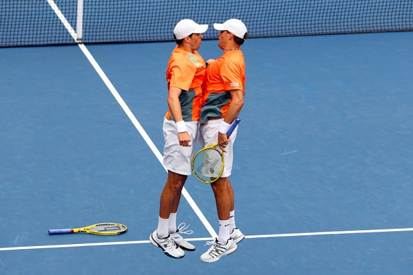 The Bryan Brothers Trademark Celebration US Open 2012