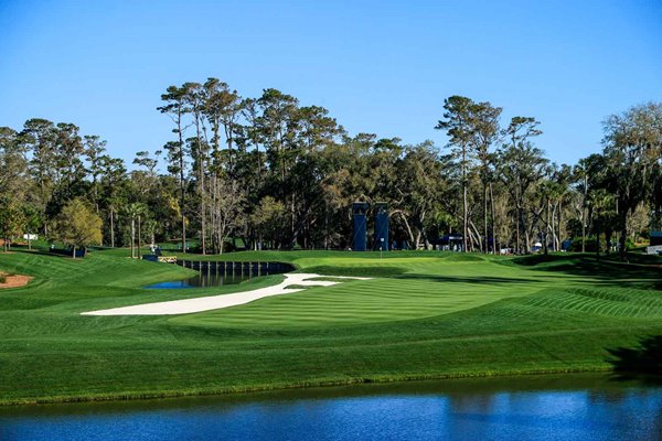 Short par 4 12th Hole TPC Sawgrass Players Championship 2021