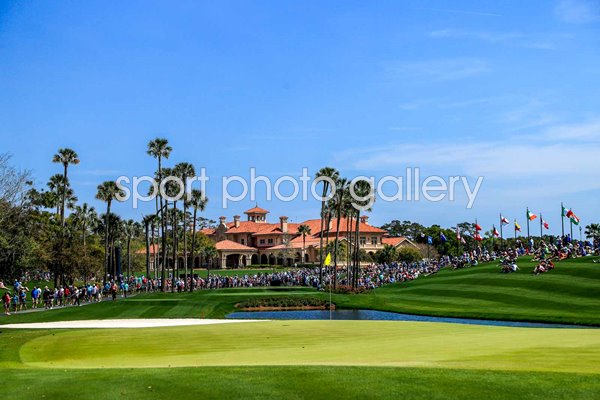 3rd Hole and Clubhouse TPC Sawgrass Players Championship 2021