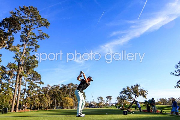 Justin Thomas USA 16th Tee Round 2 Players Championship 2021