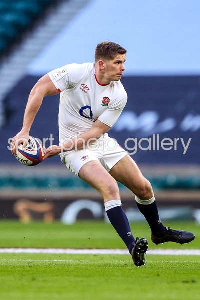 Owen Farrell England passes v France Twickenham Six Nations 2021