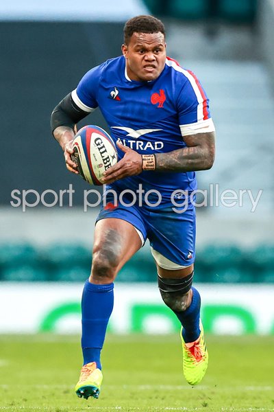 Virimi Vakatawa France v England Twickenham 6 Nations 2021