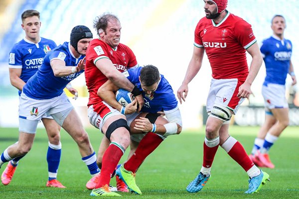 Alun Wyn Jones Wales v Italy Rome Six Nations 2021