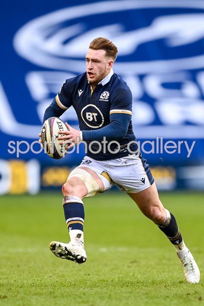 Stuart Hogg Scotland v Ireland Murrayfield Six Nations 2021