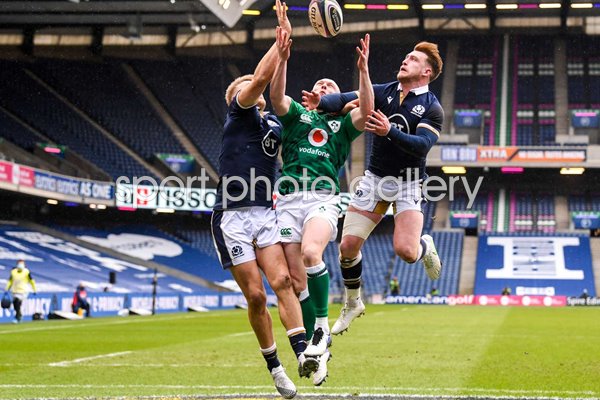 Keith Earls Ireland v Chris Harris and Stuart Hogg Scotland v Ireland 2021