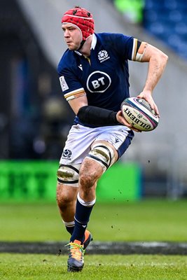 Grant Gilchrist Scotland v Ireland Murrayfield Six Nations 2021