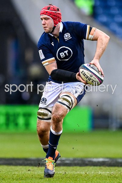 Grant Gilchrist Scotland v Ireland Murrayfield Six Nations 2021