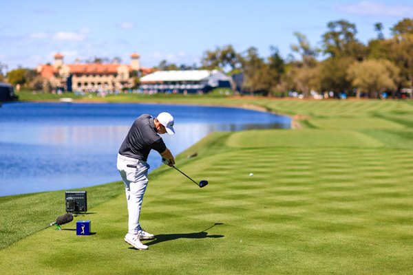 Matthew Fitzpatrick England 18th Tee Players Championship TPC Sawgrass 2021