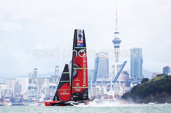 Emirates Team New Zealand Auckland Harbour America's Cup 2021