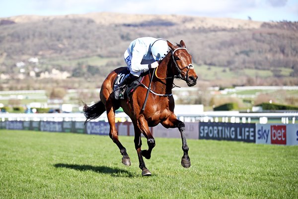 Honeysuckle ridden by Rachael Blackmore Champion Hurdle Cheltenham 2021