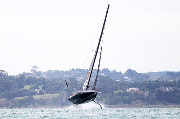Ben Ainslie flies Ineos Team UK Prada Cup Sailing Auckland 2021