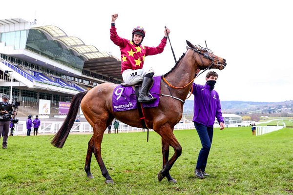 Jack Kennedy Gold Cup winning jockey celebrates Cheltenham 2021 