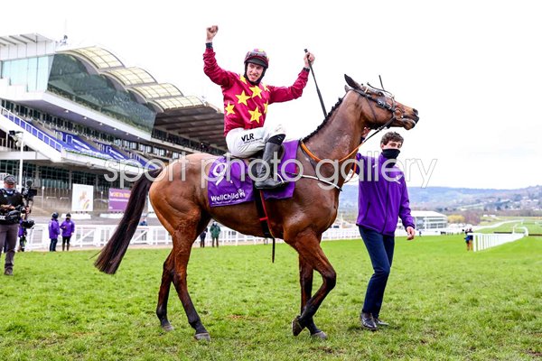 Jack Kennedy Gold Cup winning jockey celebrates Cheltenham 2021 