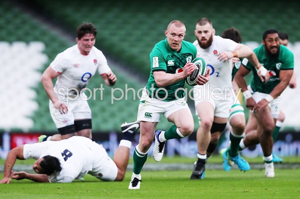 Keith Earls Ireland scores v England Dublin Six Nations 2021