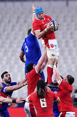 Justin Tipuric Wales v France Paris Six Nations 2021