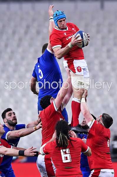 Justin Tipuric Wales v France Paris Six Nations 2021
