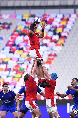 Taulupe Faletau Wales v France Paris Six Nations 2021