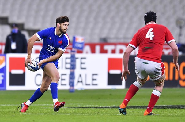 Romain Ntamack France v Wales Paris Six Nations 2021