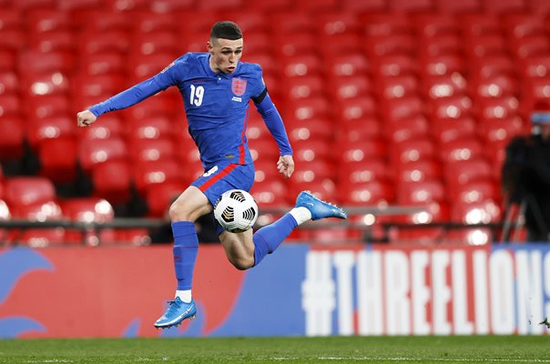 Phil Foden England in control v San Marino World Cup Qualifier 2021