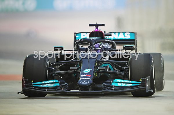 World Champion Lewis Hamilton Mercedes F1 Testing Bahrain 2021