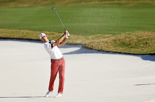 Billy Horschel USA fairway bunker shot WGC Match Play Austin Texas 2021