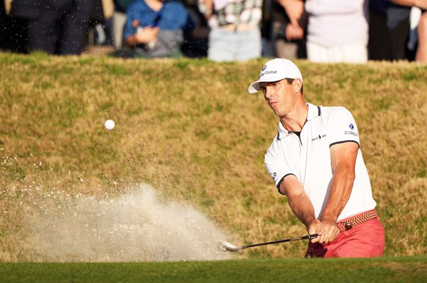 Billy Horschel USA bunker shot WGC Match Play Austin Texas 2021