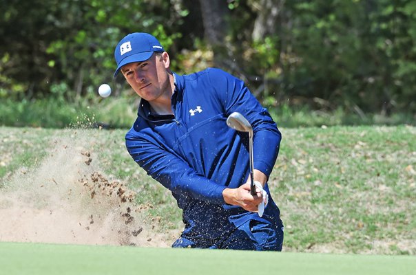 Jordan Spieth USA Texas Open bunker shot TPC San Antonio 2021
