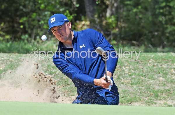 Jordan Spieth USA Texas Open bunker shot TPC San Antonio 2021